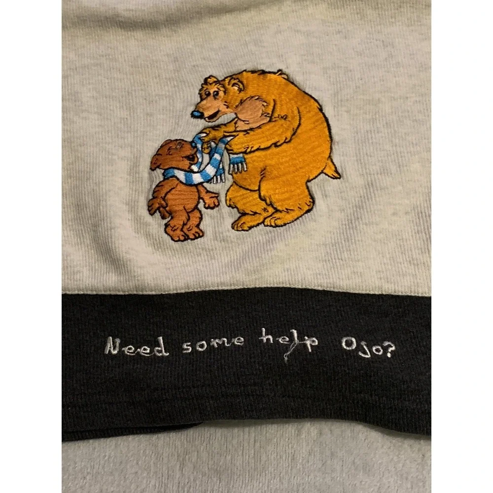 Vintage Disney Store Bear In The Big Blue House Long Sleeve Shirt Size 3T Ojo